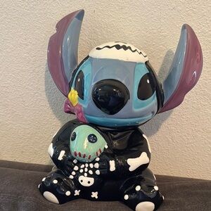 Disney Stitch Holiday Decor Black and Blue